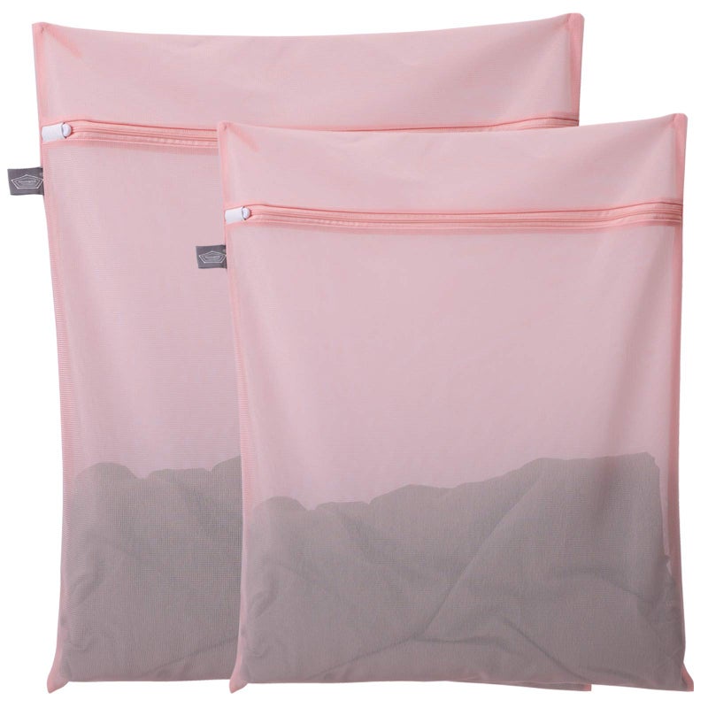 Kimmama Laundry Bag Mesh Wash Bags, Washing Machine Wash Bag, Net Washer Sack with Zipper, Dryer Pouch for Cleaning and Drying Cloths, Garment, Delicates, T-shirt, Underwear, Bra, Pant, Small Toys - Image 1